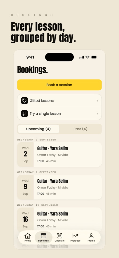 Bookings